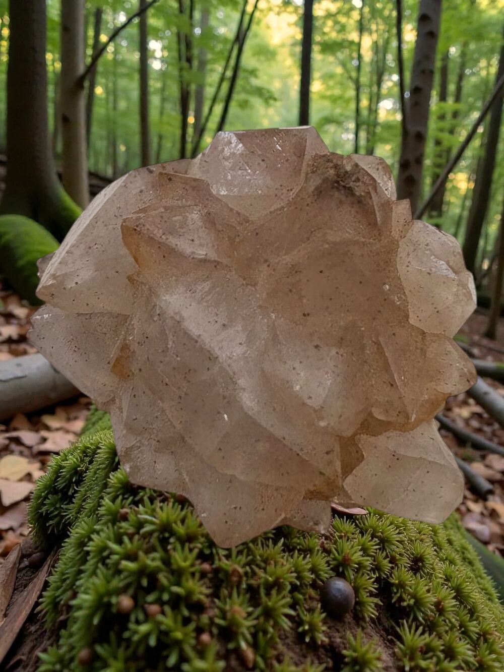 Vintage Fluorite Mineral Cluster Specimen Natural Crystal Formation